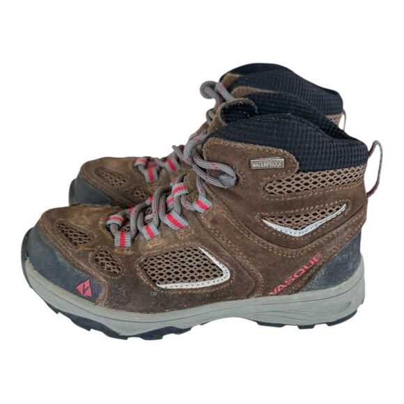 Boys Vasque Breeze III Hiking Boots Brown Waterproof Size 2 - Picture 5 of 12